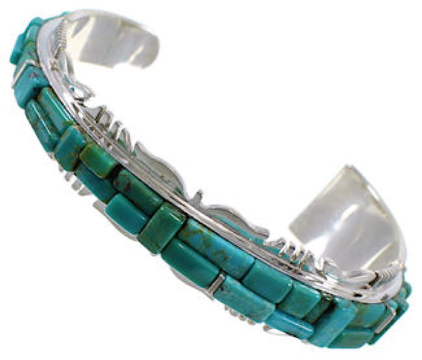 Southwest Jewelry Turquoise High Quality Silver Cuff Bracelet EX28233